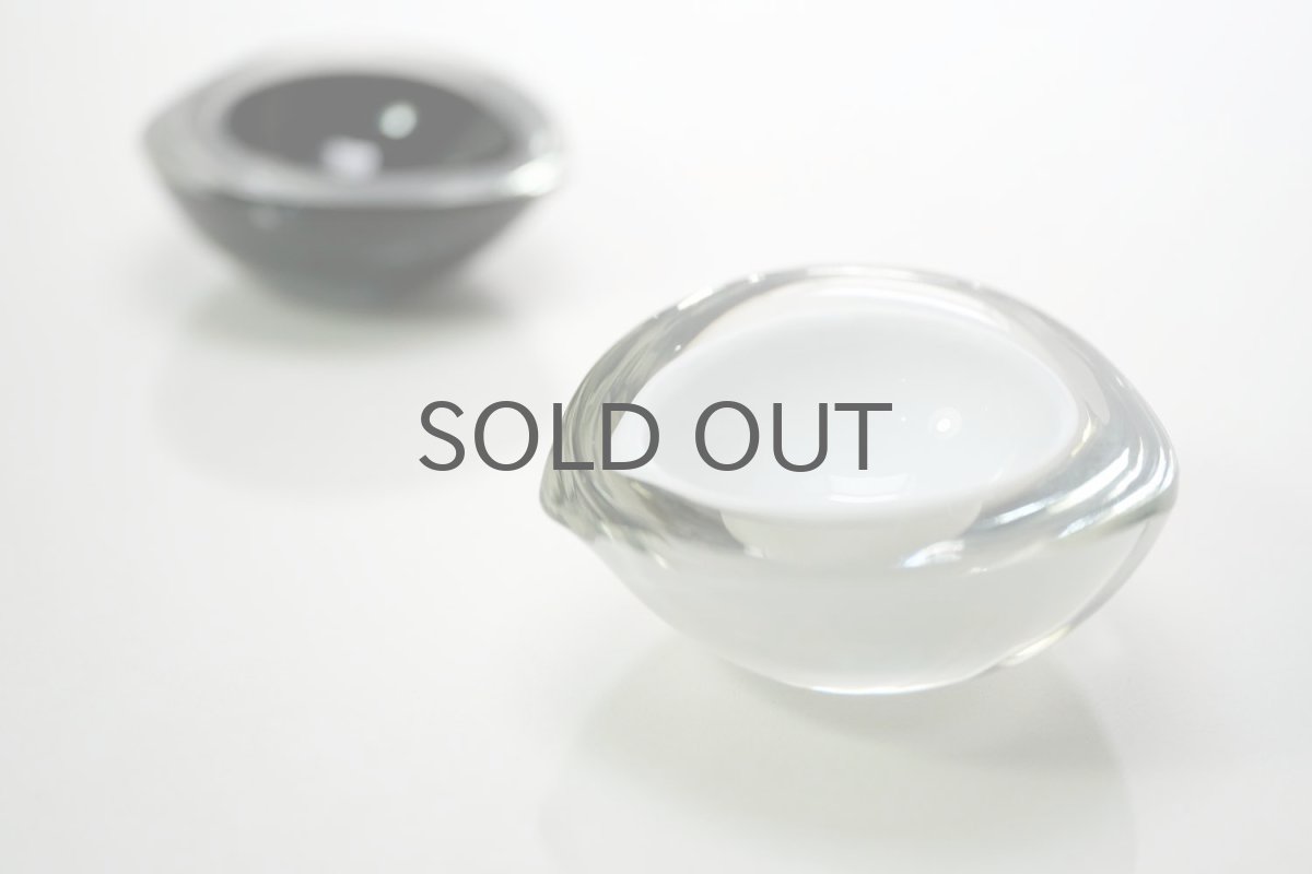 画像5: ビンテージ北欧雑貨/Kaj Franck/カイ・フランク/Nuutajarvi/ニュータヤルヴィ/KF211/Chestnut bowl/White/No.2 (5)