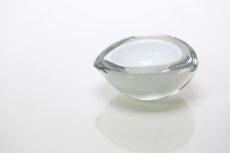 画像1: ビンテージ北欧雑貨/Kaj Franck/カイ・フランク/Nuutajarvi/ニュータヤルヴィ/KF211/Chestnut bowl/White/No.2 (1)