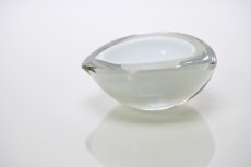 画像3: ビンテージ北欧雑貨/Kaj Franck/カイ・フランク/Nuutajarvi/ニュータヤルヴィ/KF211/Chestnut bowl/White/No.2 (3)