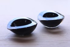 画像9: ビンテージ北欧雑貨/Kaj Franck/カイ・フランク/Nuutajarvi/ニュータヤルヴィ/KF211/Chestnut bowl/Black/No.2 (9)