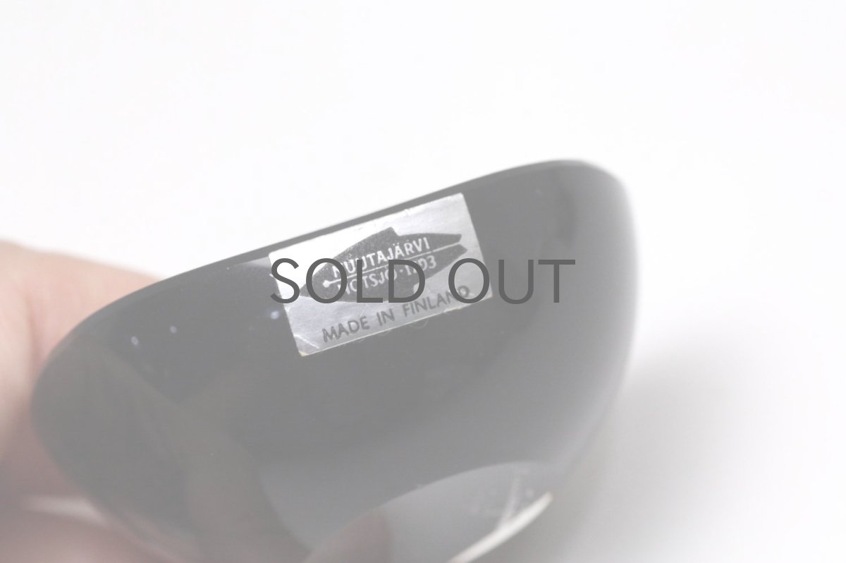 画像4: ビンテージ北欧雑貨/Kaj Franck/カイ・フランク/Nuutajarvi/ニュータヤルヴィ/KF211/Chestnut bowl/Black/No.1 (4)