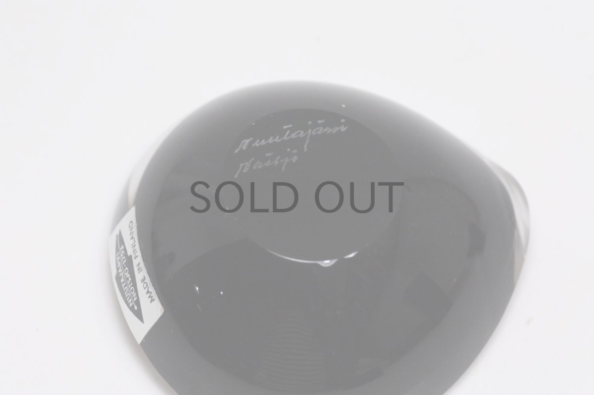 画像5: ビンテージ北欧雑貨/Kaj Franck/カイ・フランク/Nuutajarvi/ニュータヤルヴィ/KF211/Chestnut bowl/Black/No.1 (5)