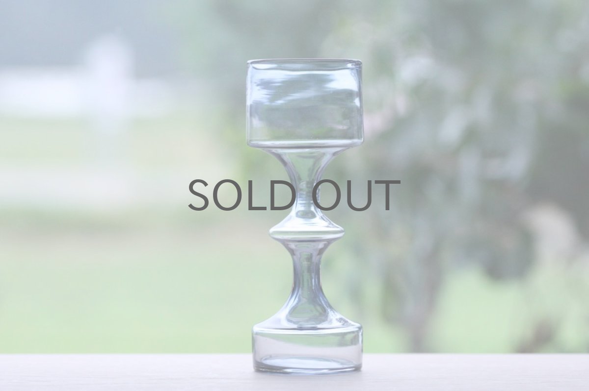 画像7: ビンテージ北欧雑貨/Kaj Franck/カイ・フランク/KF245/Nuutajarvi/ヌータヤルヴィ/ベース/ライトブルー (7)