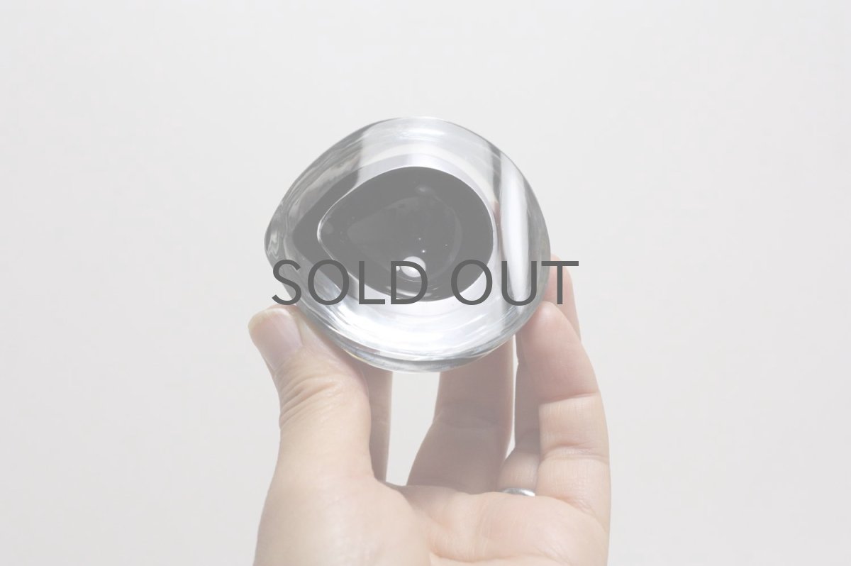 画像7: ビンテージ北欧雑貨/Kaj Franck/カイ・フランク/Nuutajarvi/ニュータヤルヴィ/KF211/Chestnut bowl/Black/No.2 (7)