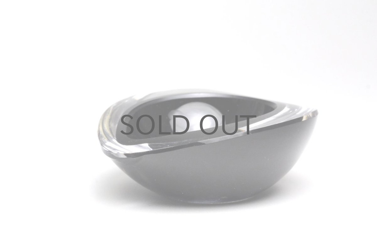 画像1: ビンテージ北欧雑貨/Kaj Franck/カイ・フランク/Nuutajarvi/ニュータヤルヴィ/KF211/Chestnut bowl/Black/No.1 (1)