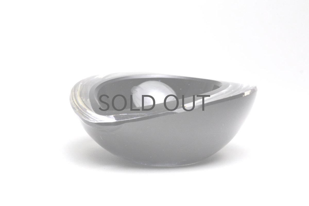 画像1: ビンテージ北欧雑貨/Kaj Franck/カイ・フランク/Nuutajarvi/ニュータヤルヴィ/KF211/Chestnut bowl/Black/No.2 (1)