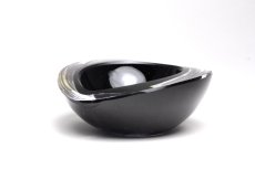 画像1: ビンテージ北欧雑貨/Kaj Franck/カイ・フランク/Nuutajarvi/ニュータヤルヴィ/KF211/Chestnut bowl/Black/No.2 (1)