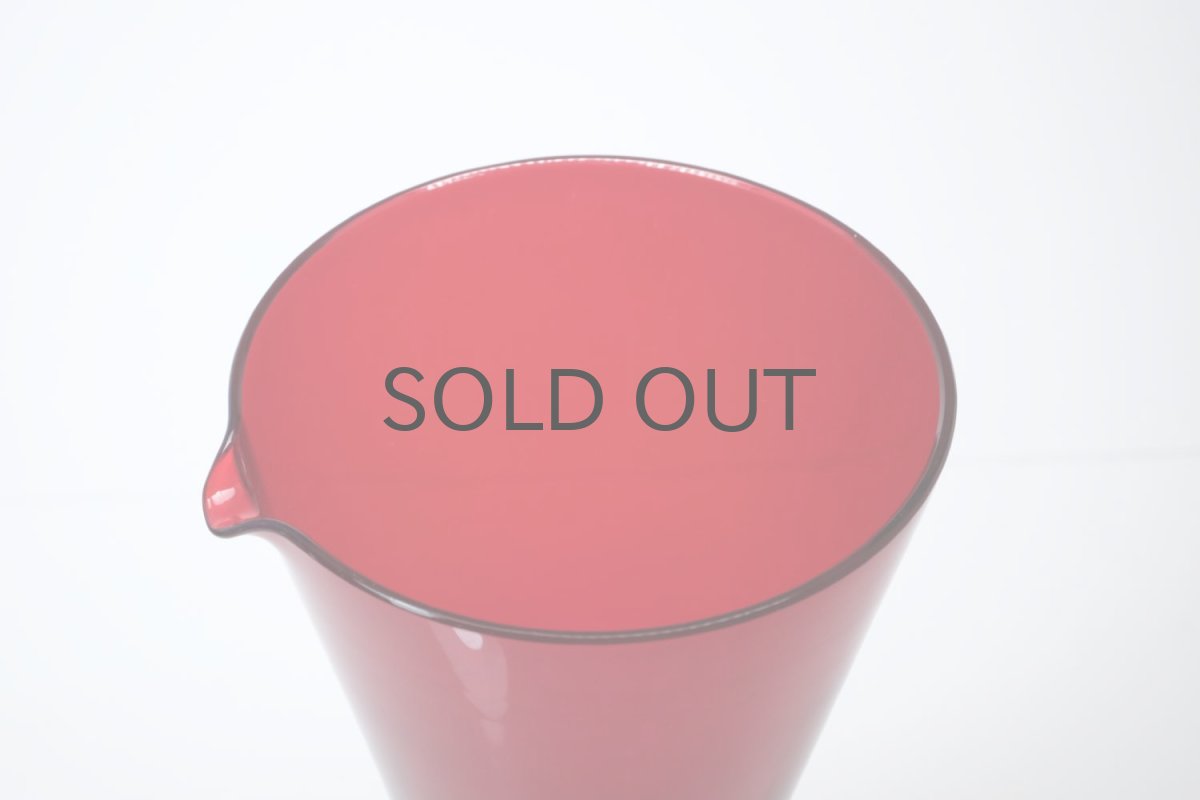 画像3: ビンテージ北欧雑貨/Kaj Franck/カイ・フランク/Nuutajarvi/ヌータヤルヴィ/Kartio/カルティオ/1610/カラフェ/カクテルミキサー/レッド (3)