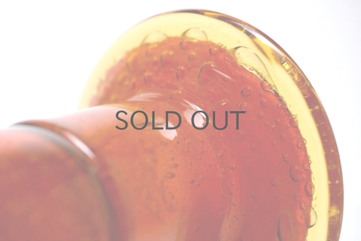 画像8: ビンテージ北欧雑貨/Kaj Franck/カイ・フランク/Nuutajarvi/ヌータヤルヴィ/ユニークピース/アートピース/気泡入り/オレンジ/Pokaali (8)