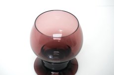 画像5: ビンテージ北欧雑貨/Kaj Franck/カイ・フランク/Wineglass 1111/Nuutajarvi/ヌータヤルヴィ/ワイングラス/パープル (5)