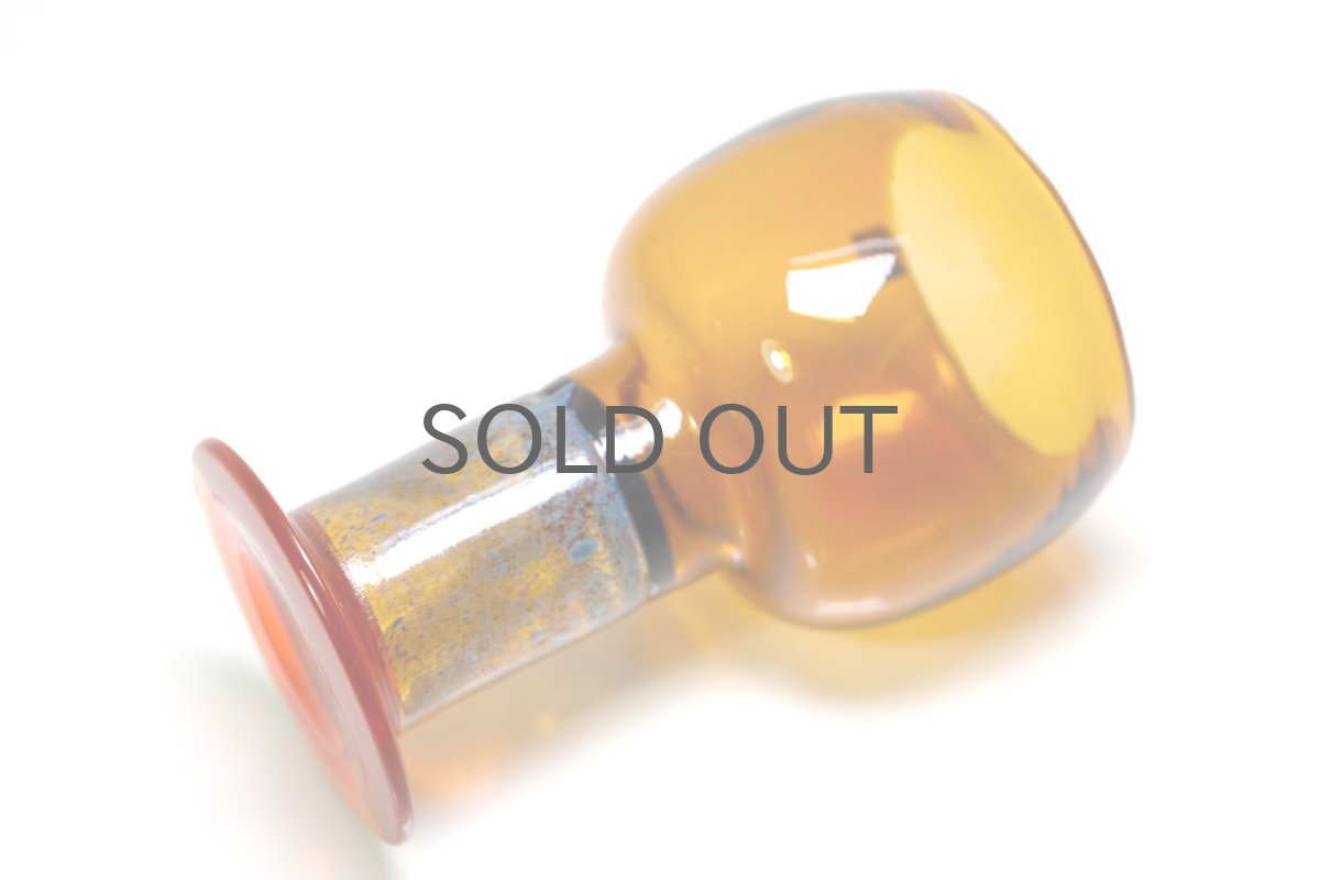 画像5: 価格見直し/Kaj Franck/カイ・フランク/Pokaali/ゴブレット/KF539/N302/Nuutajarvi/ヌータヤルヴィ/アンバー/No.6 (5)