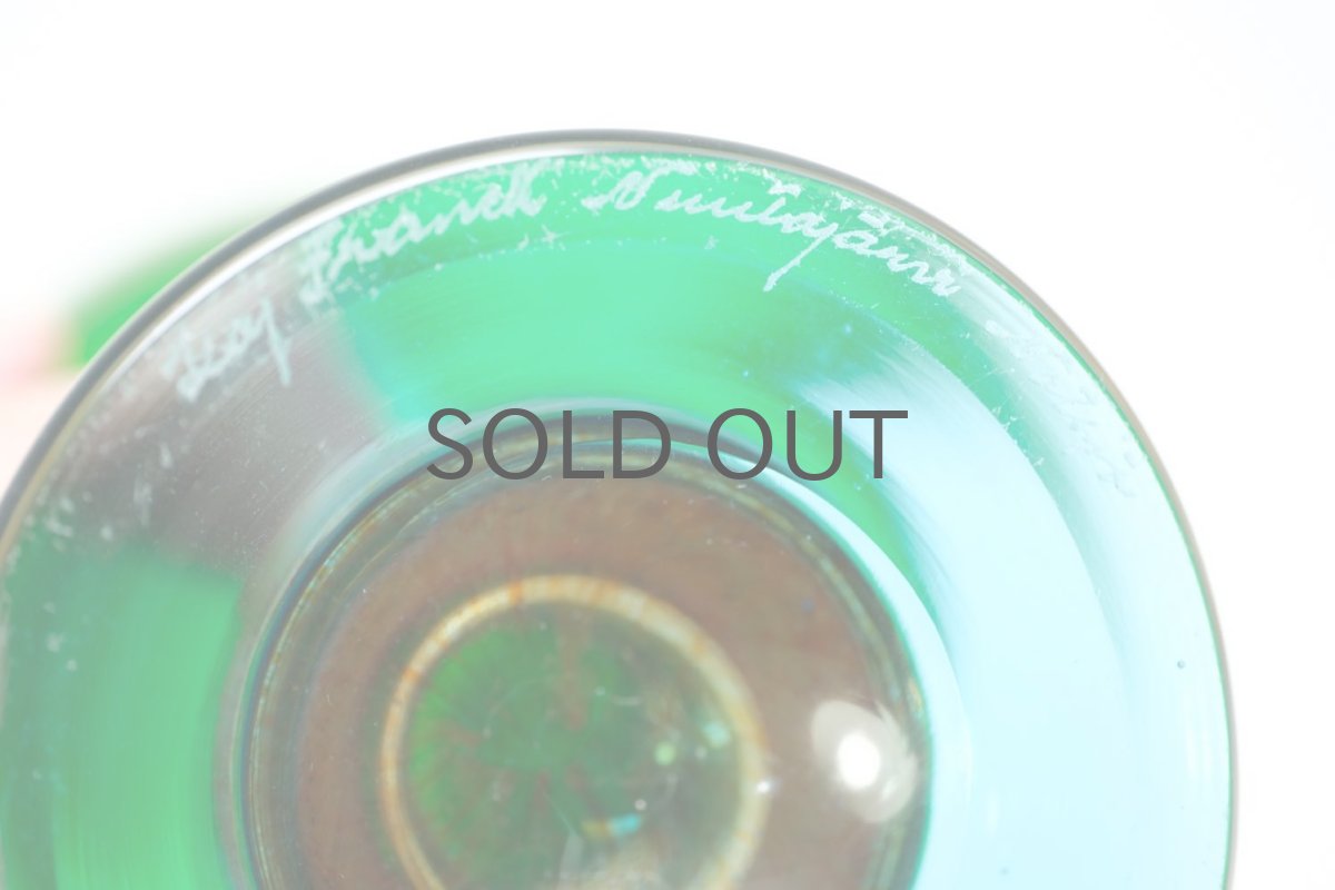 画像5: 価格見直し//Kaj Franck/カイ・フランク/Pokaali/ゴブレット/KF539/N302/Nuutajarvi/ヌータヤルヴィ/グリーン/No.5 (5)