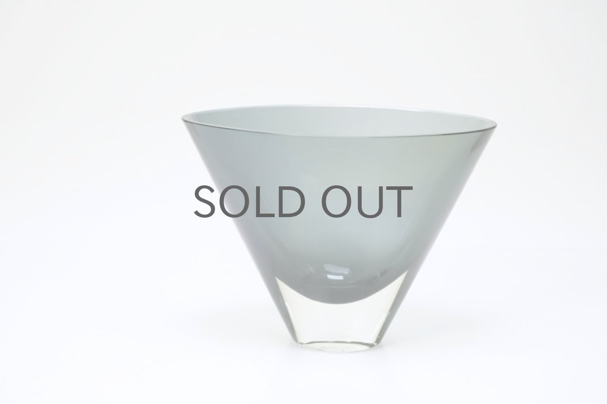 画像2: ビンテージ北欧雑貨/Kaj Franck/カイ・フランク/Nuutajarvi/ヌータヤルヴィ/KF234/楕円形ベース/H10cm (2)