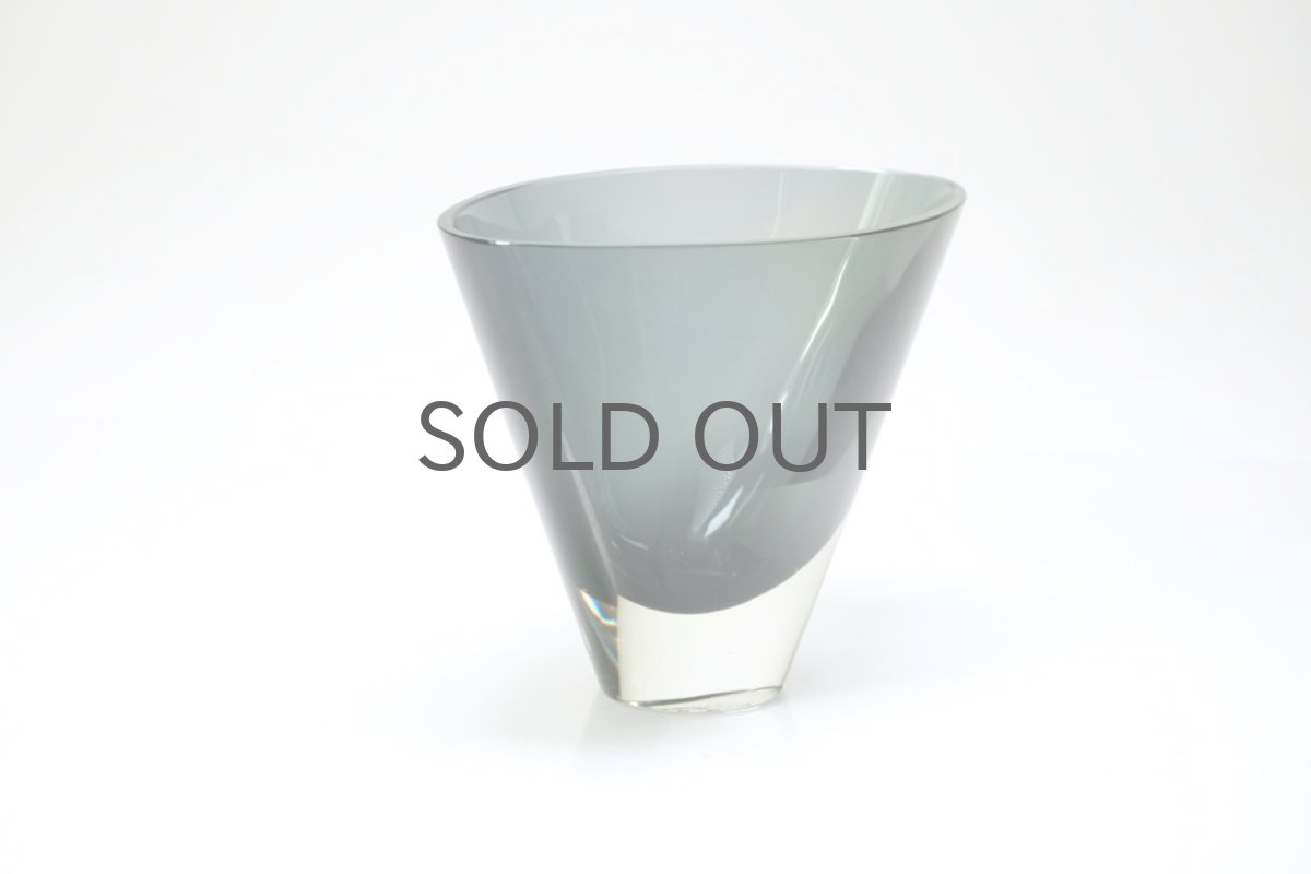 画像6: ビンテージ北欧雑貨/Kaj Franck/カイ・フランク/Nuutajarvi/ヌータヤルヴィ/KF234/楕円形ベース/H10cm (6)