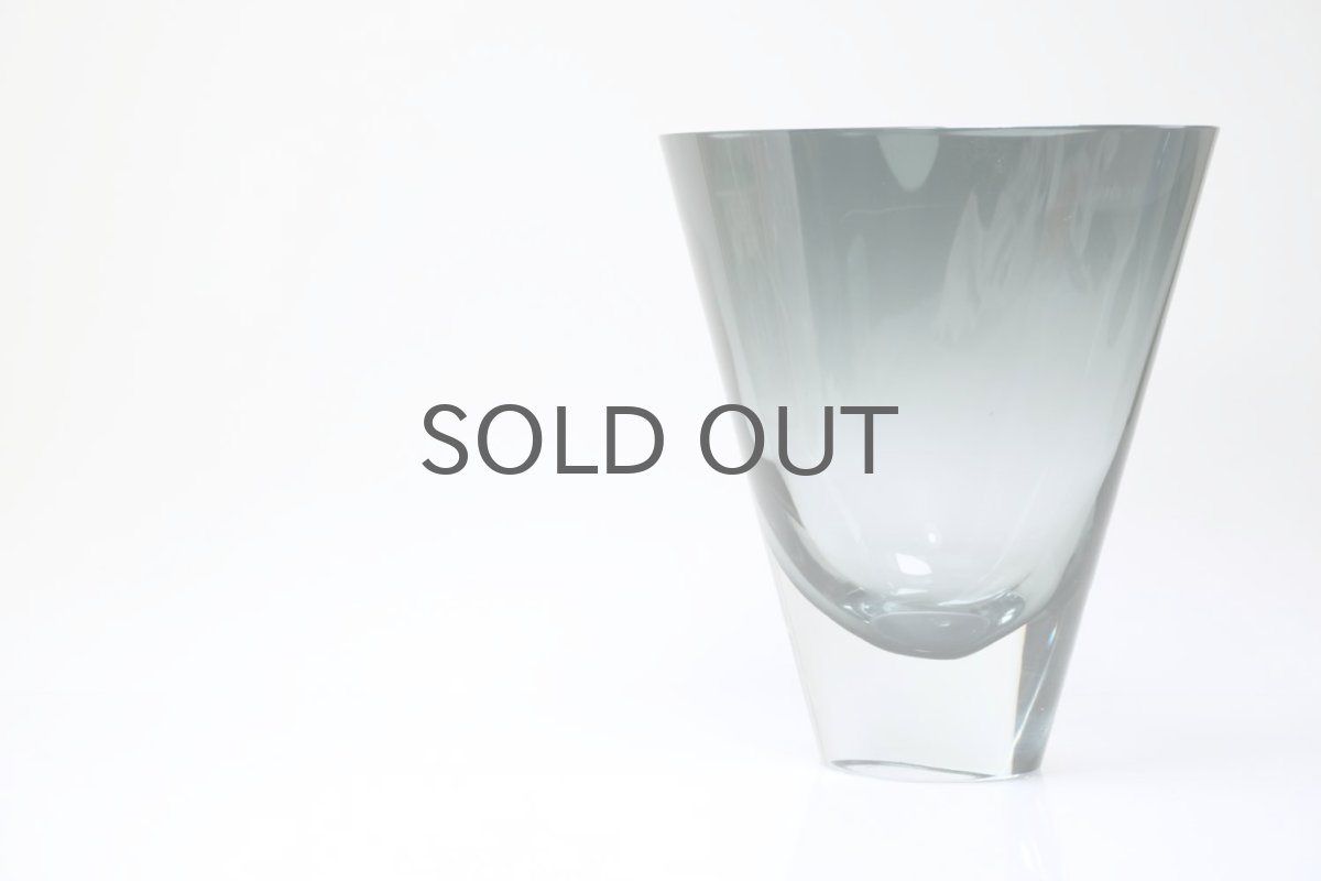 画像4: ビンテージ北欧雑貨/Kaj Franck/カイ・フランク/Nuutajarvi/ヌータヤルヴィ/KF234/楕円形ベース/H17cm (4)