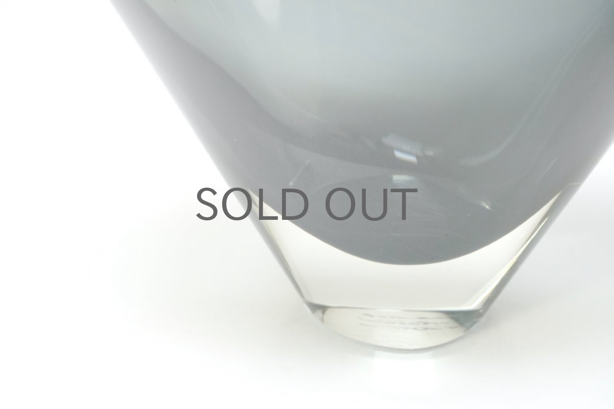 画像8: ビンテージ北欧雑貨/Kaj Franck/カイ・フランク/Nuutajarvi/ヌータヤルヴィ/KF234/楕円形ベース/H10cm (8)