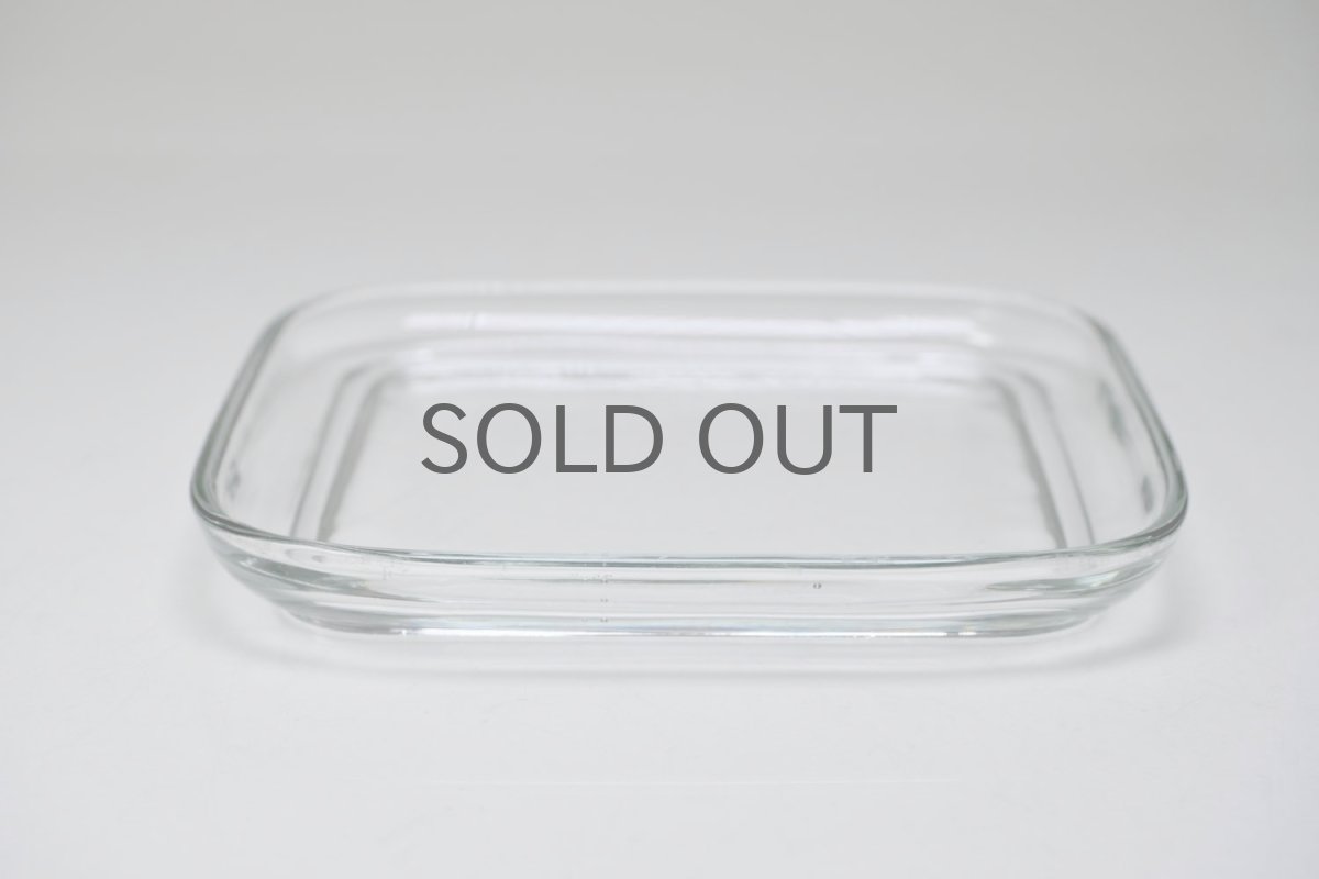 画像3: ビンテージ北欧雑貨/Kaj Franck/カイ・フランク/5269/スクエアープレート/クリア (3)