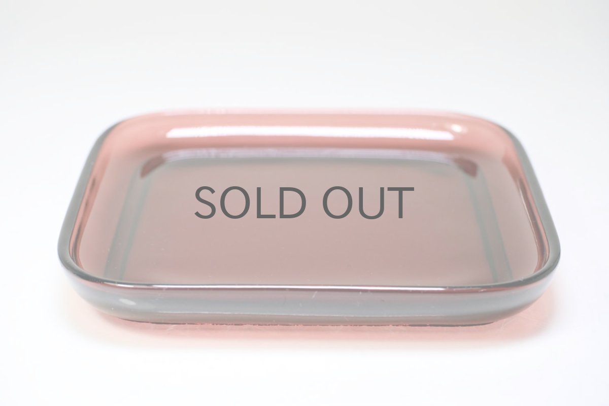 画像3: ビンテージ北欧雑貨/Kaj Franck/カイ・フランク/5269/スクエアープレート/パープル (3)