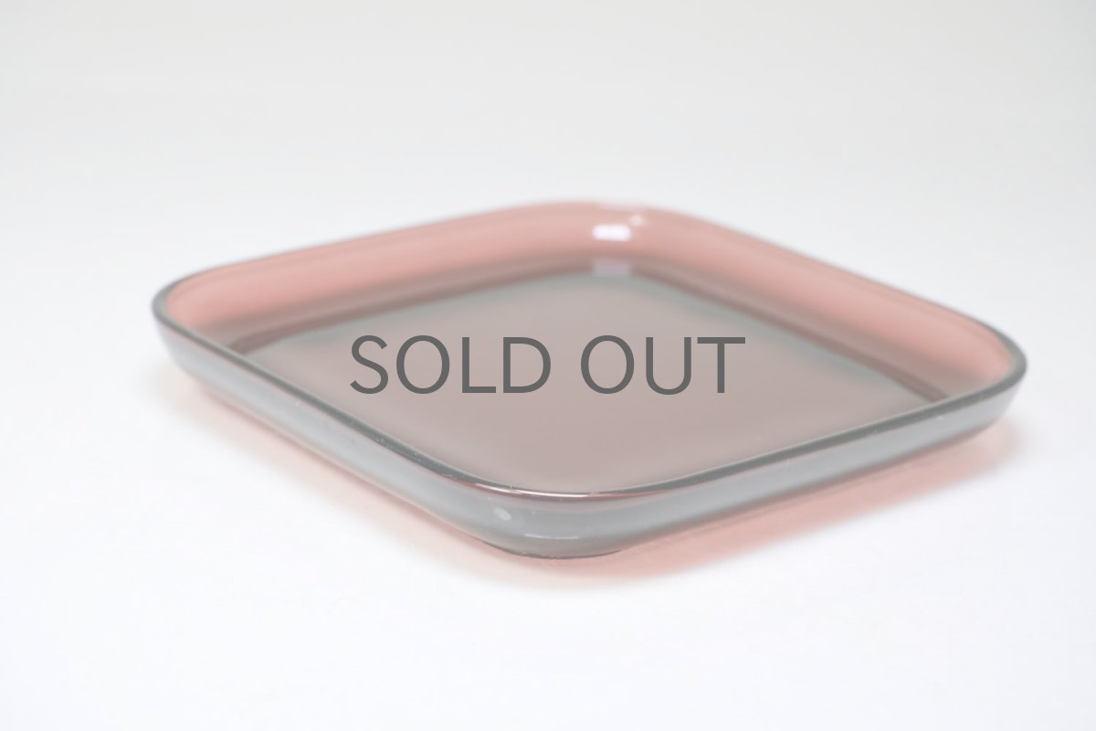 画像4: ビンテージ北欧雑貨/Kaj Franck/カイ・フランク/5269/スクエアープレート/パープル (4)