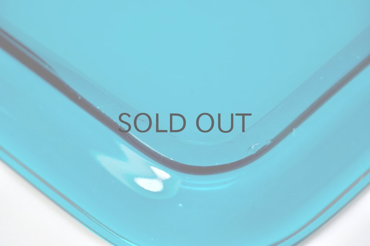 画像5: ビンテージ北欧雑貨/Kaj Franck/カイ・フランク/5269/スクエアープレート/ターコイズブルー (5)