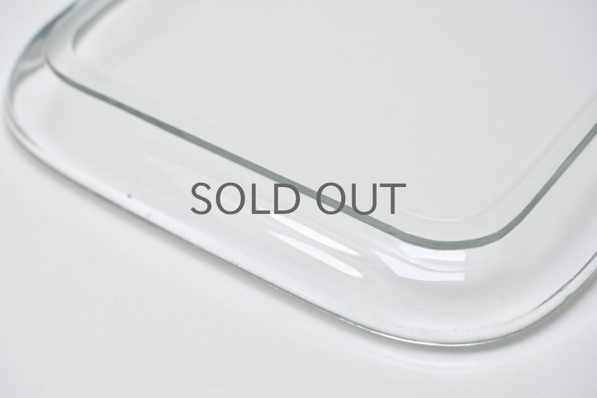 画像4: ビンテージ北欧雑貨/Kaj Franck/カイ・フランク/5269/スクエアープレート/クリア (4)