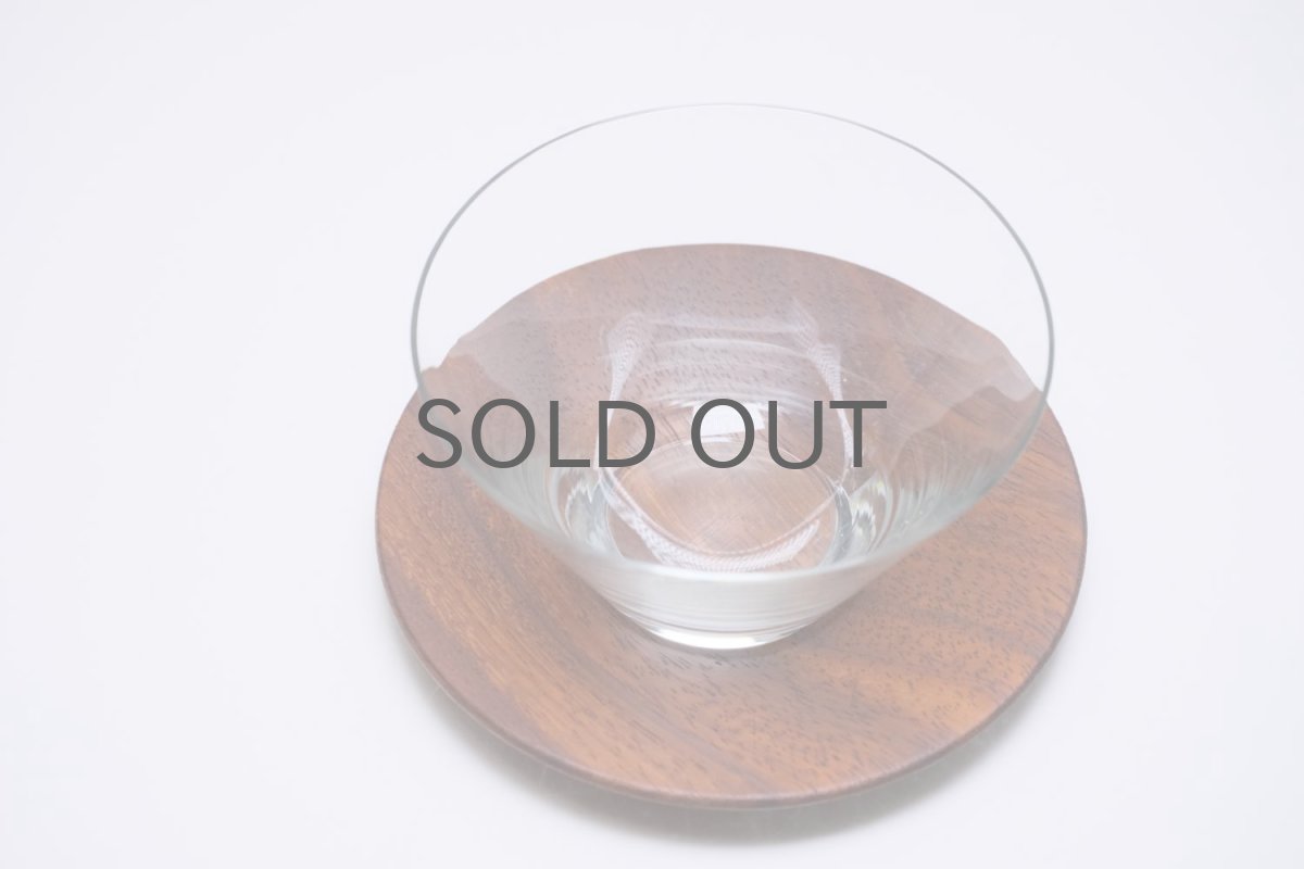 画像2: ビンテージ北欧雑貨/Kaj Franck/カイ・フランク/1369/Nuutajarvi/ヌータヤルヴィ/グラス&チークソーサー/No.1 (2)