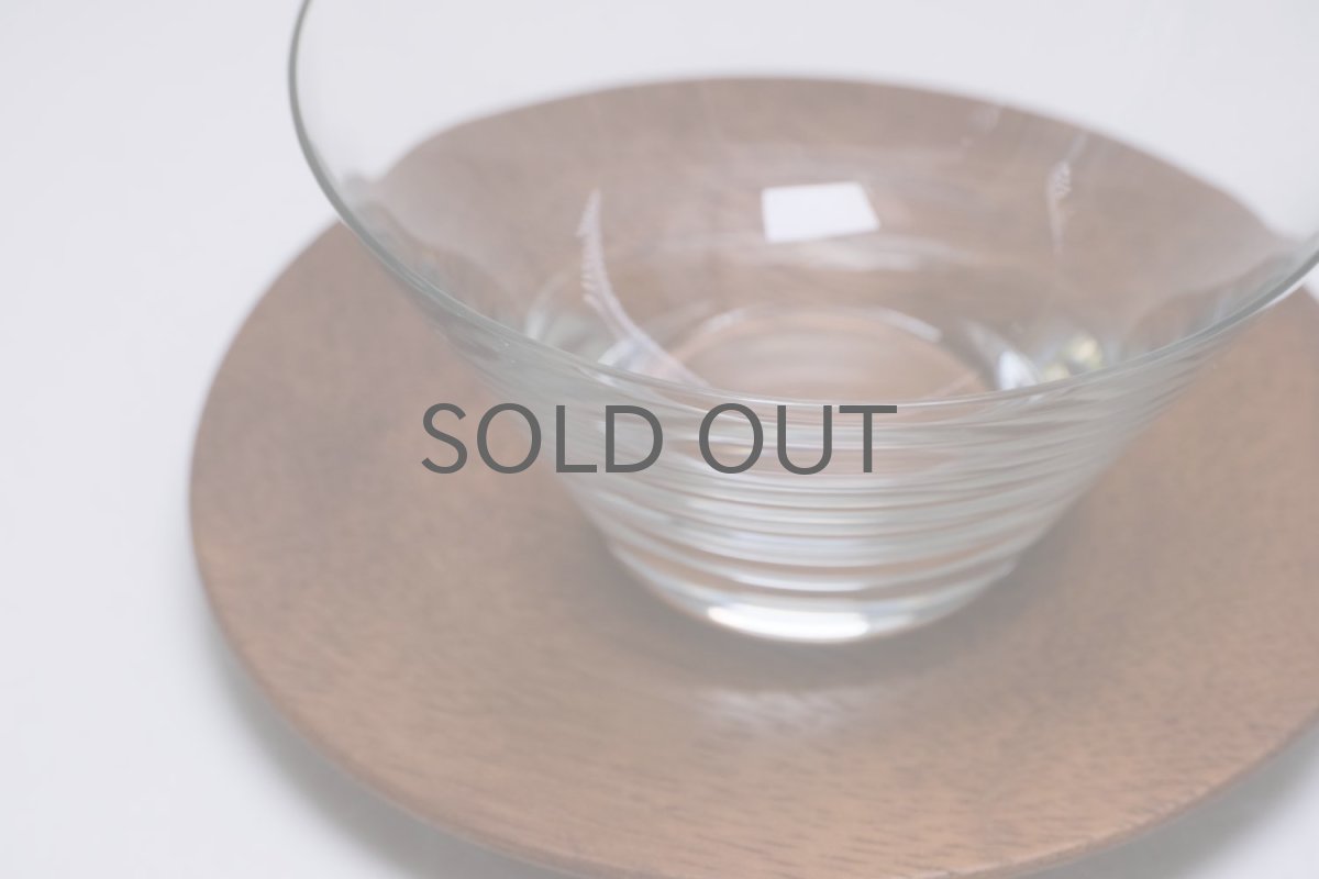 画像2: ビンテージ北欧雑貨/Kaj Franck/カイ・フランク/1369/Nuutajarvi/ヌータヤルヴィ/グラス&チークソーサー/No.3 (2)