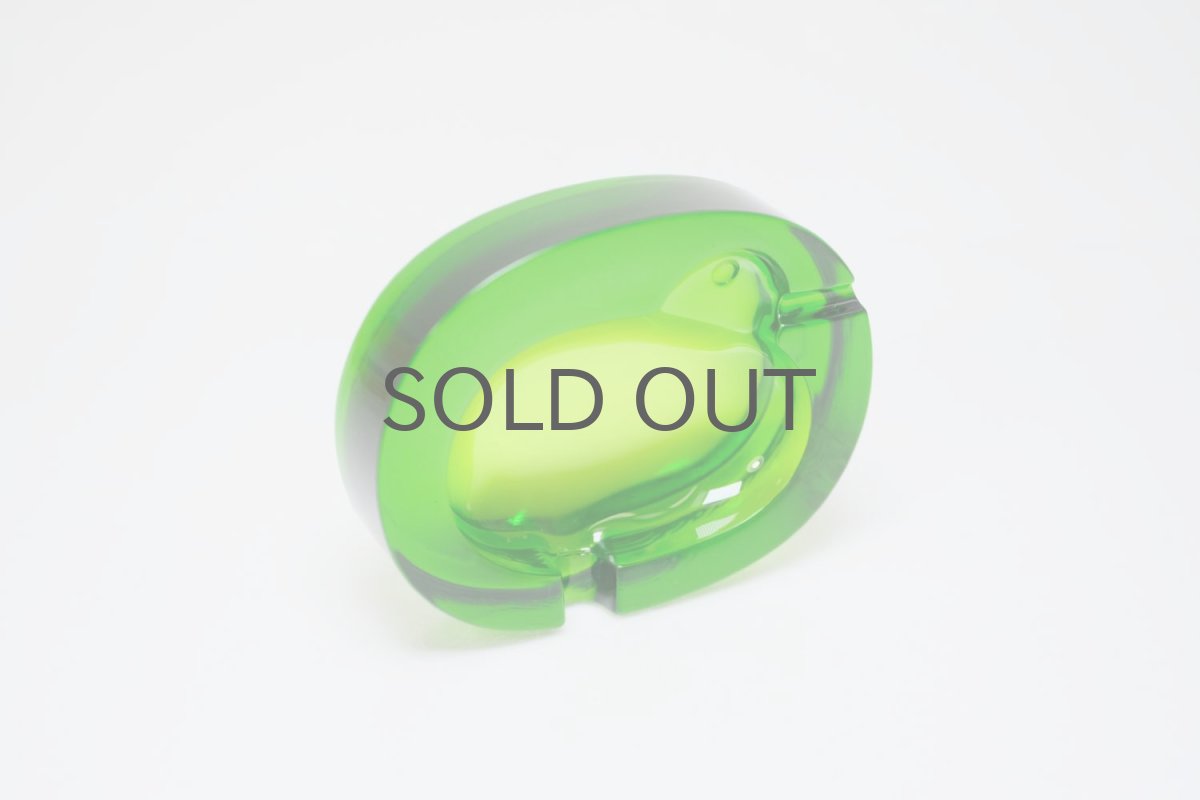 画像2: ビンテージ北欧雑貨/Kaj Franck/カイ・フランク/Nuutajarvi/ヌータヤルヴィ/Tuhkatipu/6651/アッシュトレー/グリーン (2)