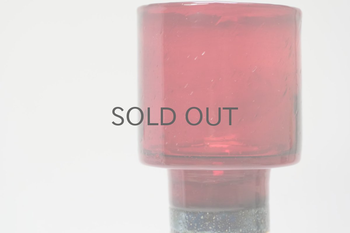 画像2: Kaj Franck/カイ・フランク/Pokaali/ゴブレット/KF486/Nuutajarvi/ヌータヤルヴィ/ユニークピース/レッド (2)