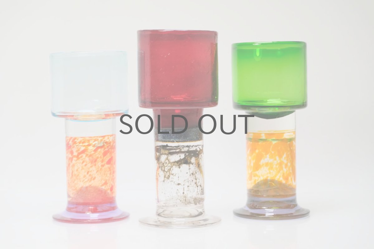 画像9: Kaj Franck/カイ・フランク/Pokaali/ゴブレット/KF486/Nuutajarvi/ヌータヤルヴィ/ユニークピース/レッド (9)