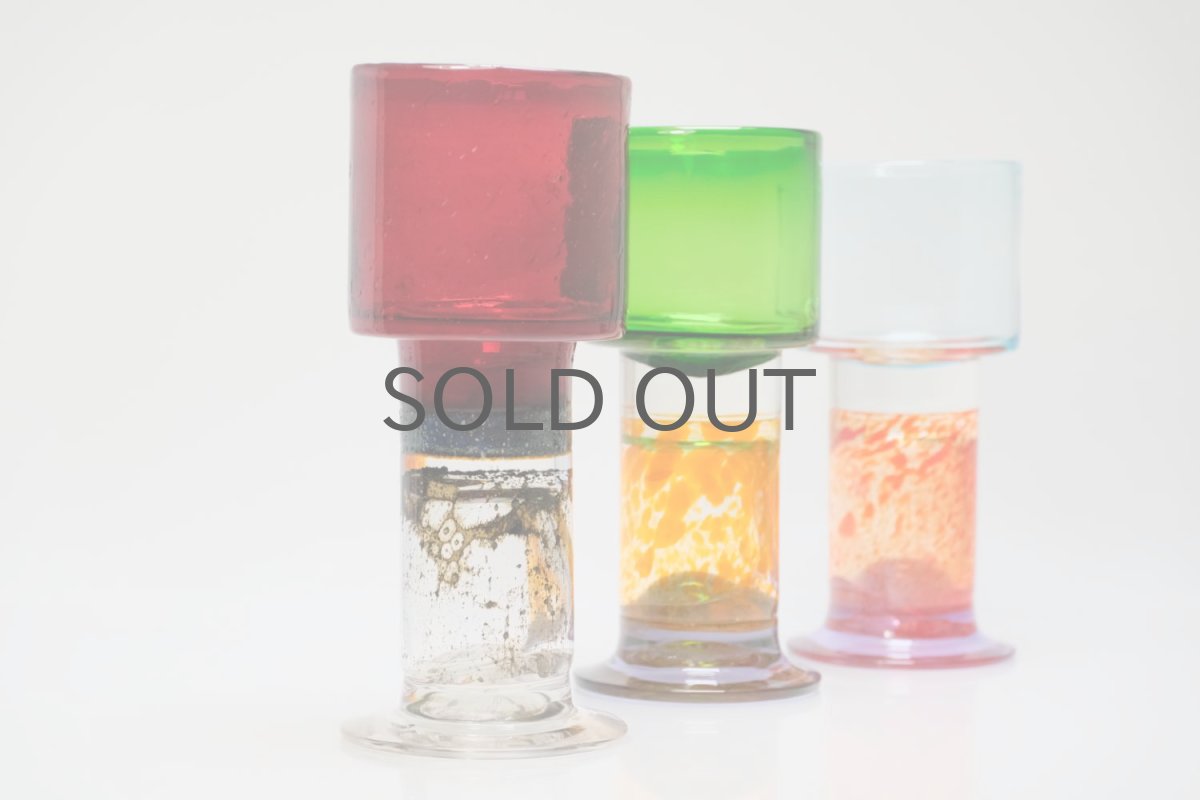 画像10: Kaj Franck/カイ・フランク/Pokaali/ゴブレット/KF486/Nuutajarvi/ヌータヤルヴィ/ユニークピース/レッド (10)