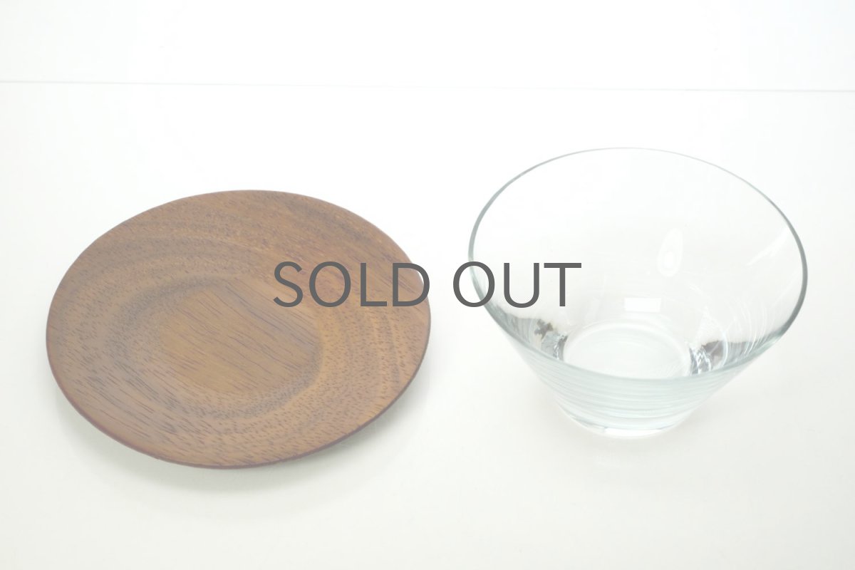 画像2: ビンテージ北欧雑貨/Kaj Franck/カイ・フランク/1369/Nuutajarvi/ヌータヤルヴィ/グラス&チークソーサー/No.1 (2)