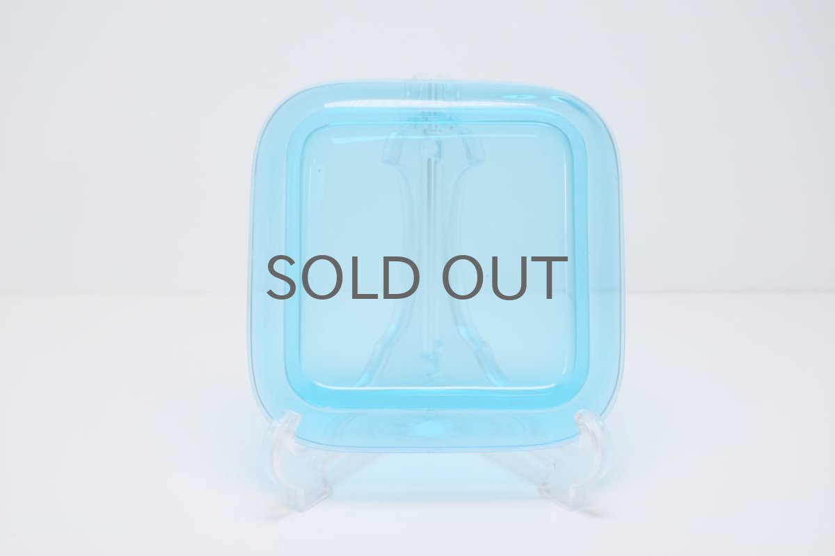 画像5: ビンテージ北欧雑貨/Kaj Franck/カイ・フランク/5269/スクエアープレート/14cm角/スカイブルー/No.1 (5)