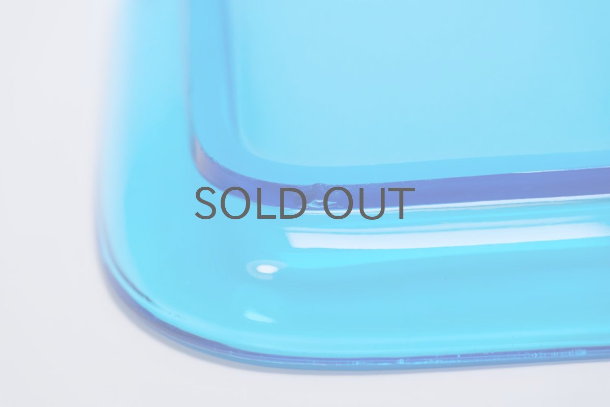 画像3: ビンテージ北欧雑貨/Kaj Franck/カイ・フランク/5269/スクエアープレート/14cm角/スカイブルー/No.1 (3)