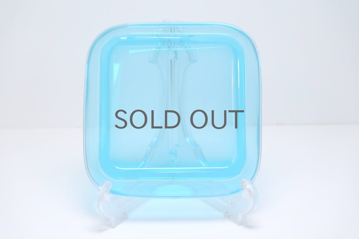 画像4: ビンテージ北欧雑貨/Kaj Franck/カイ・フランク/5269/スクエアープレート/14cm角/スカイブルー/No.2 (4)