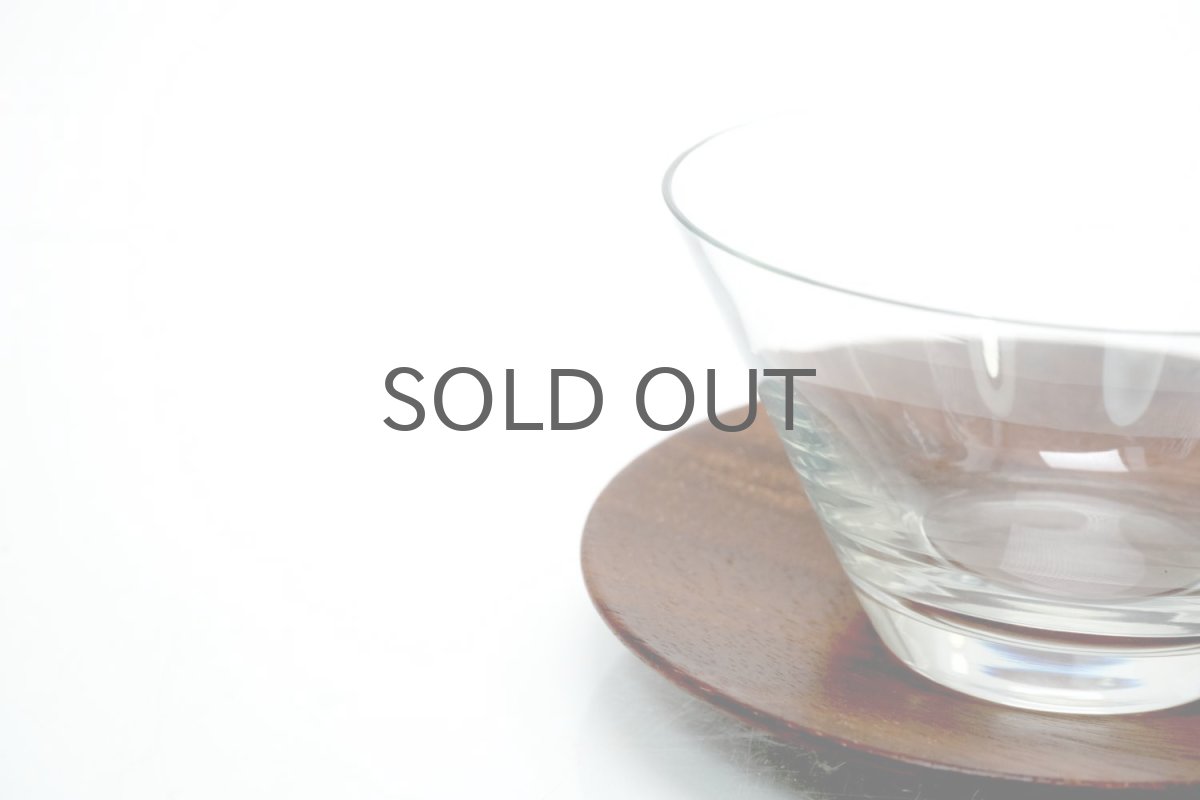 画像2: ビンテージ北欧雑貨/Kaj Franck/カイ・フランク/1369/Nuutajarvi/ヌータヤルヴィ/グラス＆チークソーサー/No.2 (2)