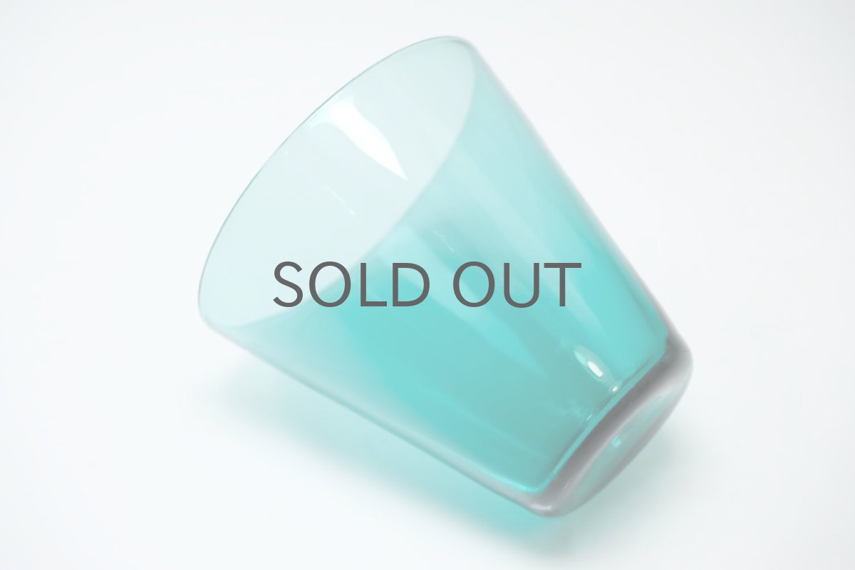 画像6: ビンテージ北欧雑貨/Kaj Franck/カイ・フランク/2744/タンブラー/H8cm/Nuutajarvi/ヌータヤルヴィ/ターコイズブルー (6)