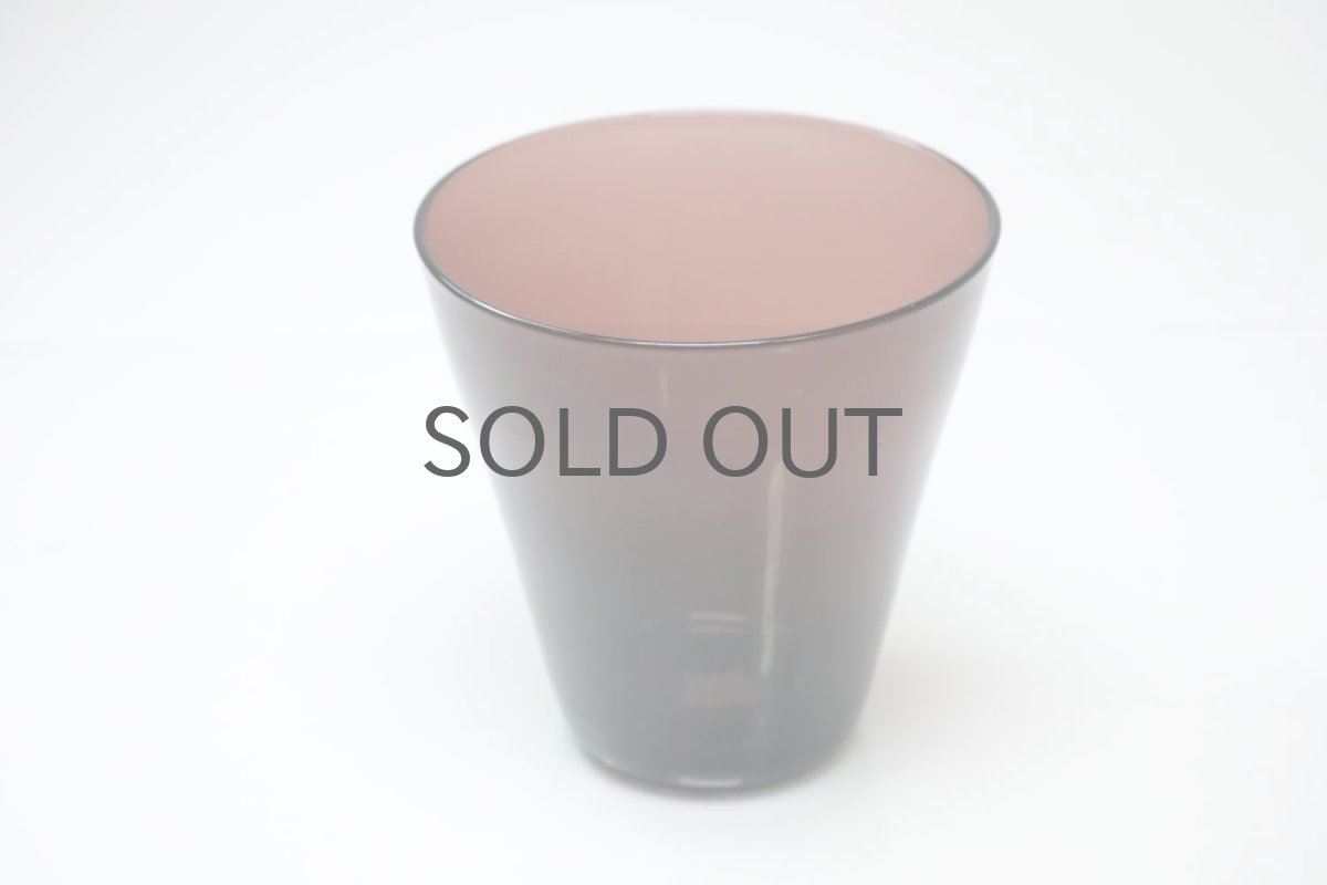 画像2: ビンテージ北欧雑貨/Kaj Franck/カイ・フランク/2744/タンブラー/H8cm/Nuutajarvi/ヌータヤルヴィ/ワイン/No.1 (2)