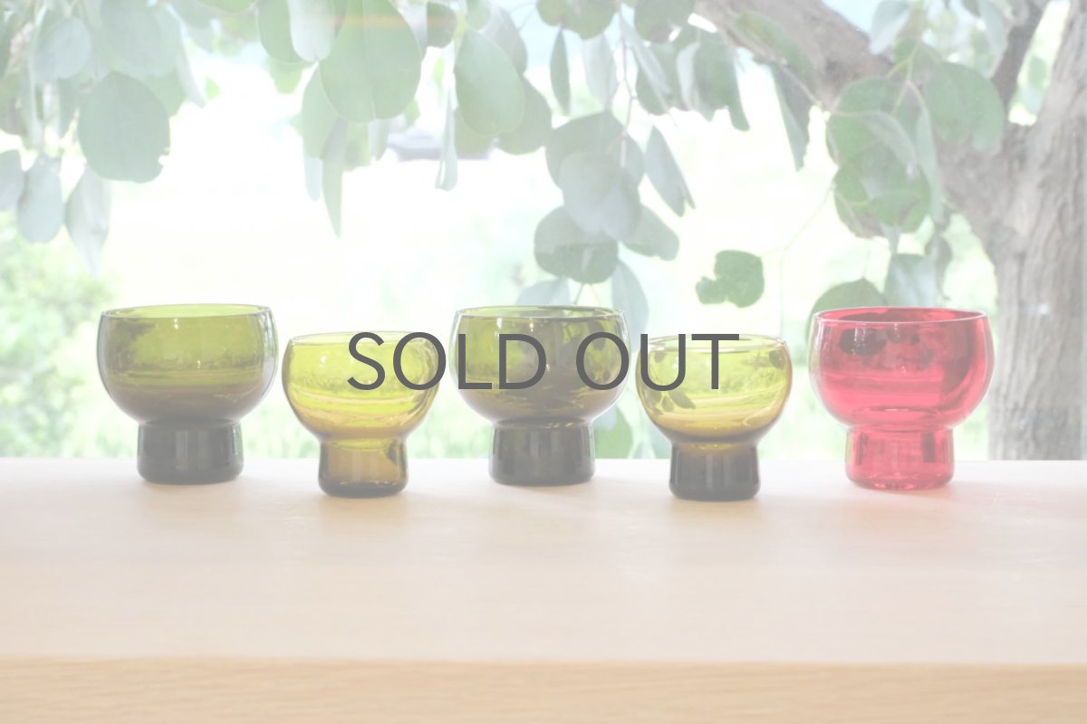 画像7: ビンテージ北欧雑貨/Kaj Franck/カイ・フランク/カクテルグラス/1119/Sサイズ/オリーブ/No.1 (7)