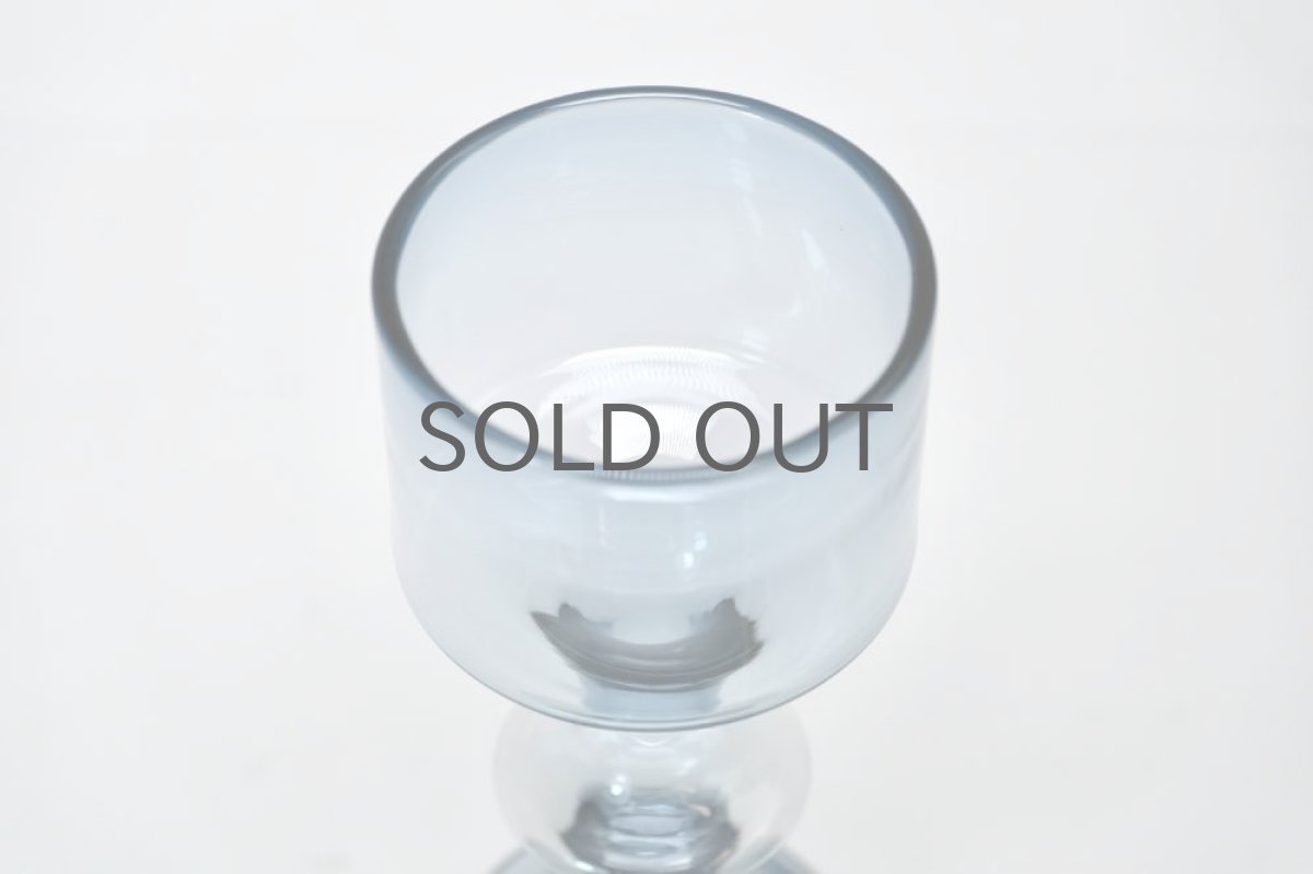 画像2: ビンテージ北欧雑貨/Kaj Franck/カイ・フランク/KF245/Nuutajarvi/ヌータヤルヴィ/ベース/ライトブルーグレイ/No.2 (2)