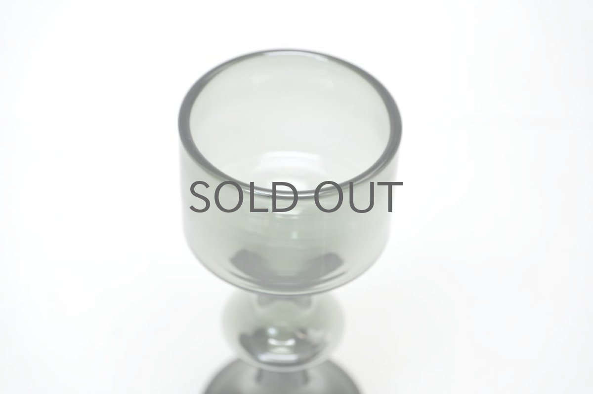 画像2: ビンテージ北欧雑貨/Kaj Franck/カイ・フランク/KF245/Nuutajarvi/ヌータヤルヴィ/ベース/ダークグレイ/No.３ (2)