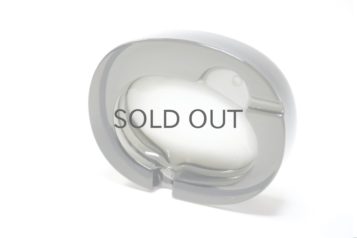 画像2: ビンテージ北欧雑貨/Kaj Franck/カイ・フランク/Nuutajarvi/ヌータヤルヴィ/Tuhka tipu/6651/アッシュトレー/グレー (2)