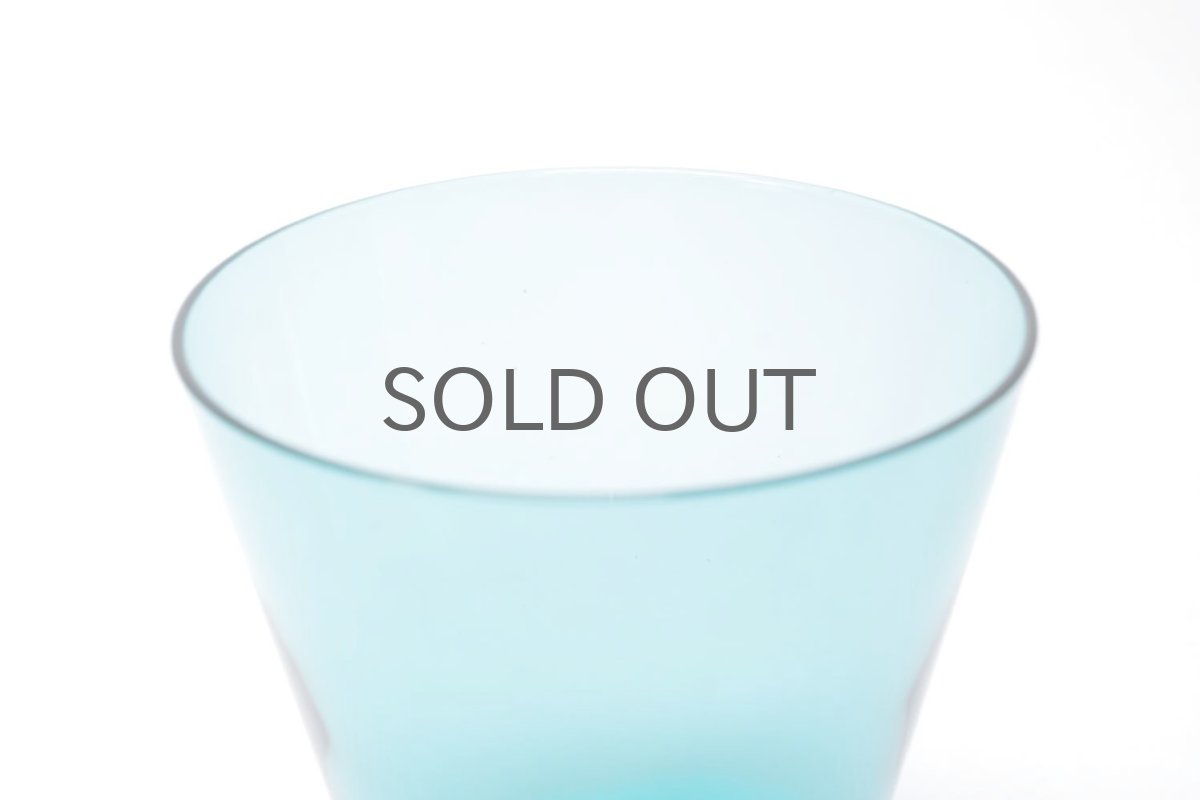 画像3: ビンテージ北欧雑貨/Kaj Franck/カイ・フランク/2744/タンブラー/H8cm/Nuutajarvi/ヌータヤルヴィ/ターコイズブルー (3)