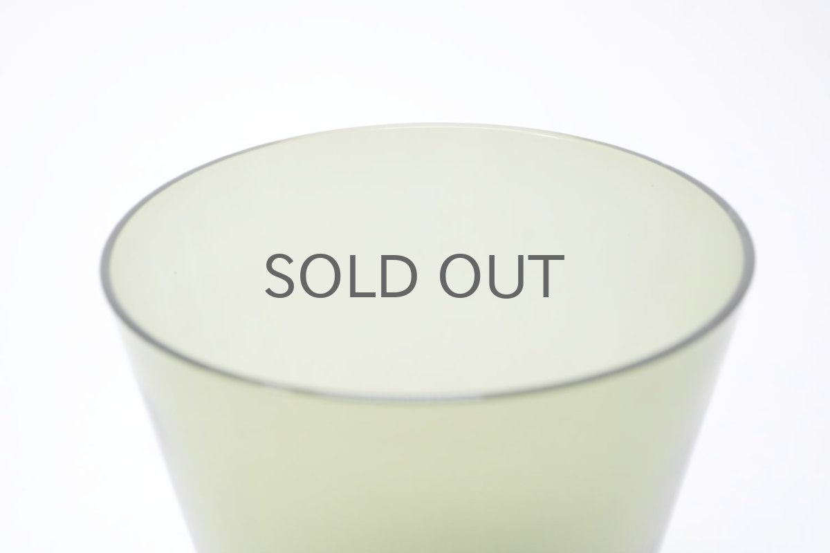 画像2: ビンテージ北欧雑貨/Kaj Franck/カイ・フランク/2744/タンブラー/H8cm/Nuutajarvi/ヌータヤルヴィ/オリーブ (2)