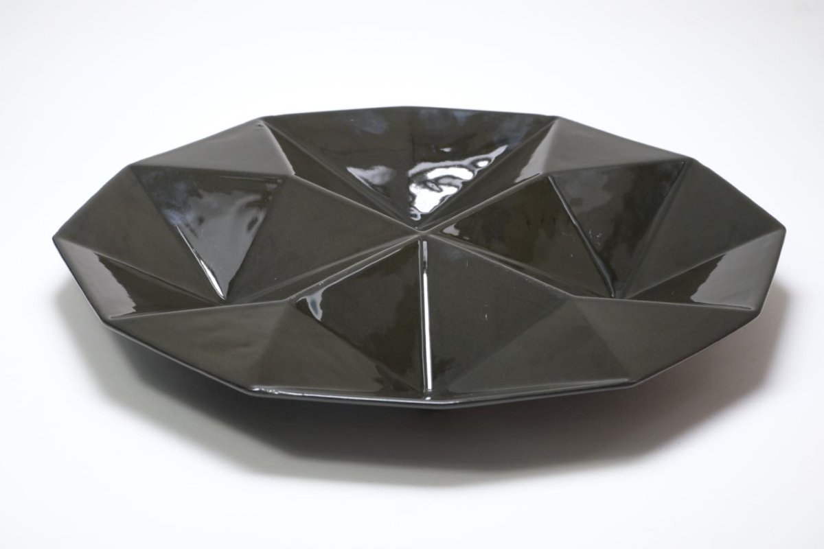 画像4: 【お値下げ】北欧ビンテージ/Kaj Franck/カイ・フランク/KF2/ARABIA /Origami/12 angle/ブラック (4)