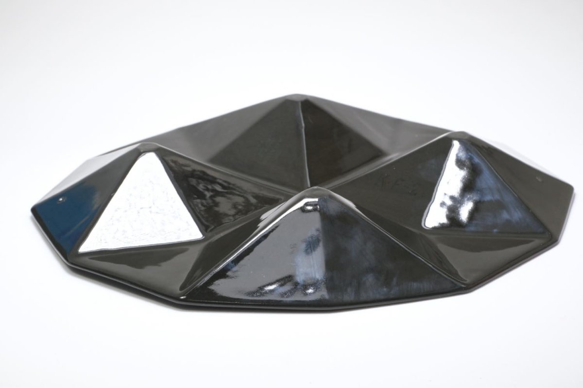 画像8: 【お値下げ】北欧ビンテージ/Kaj Franck/カイ・フランク/KF2/ARABIA /Origami/12 angle/ブラック (8)