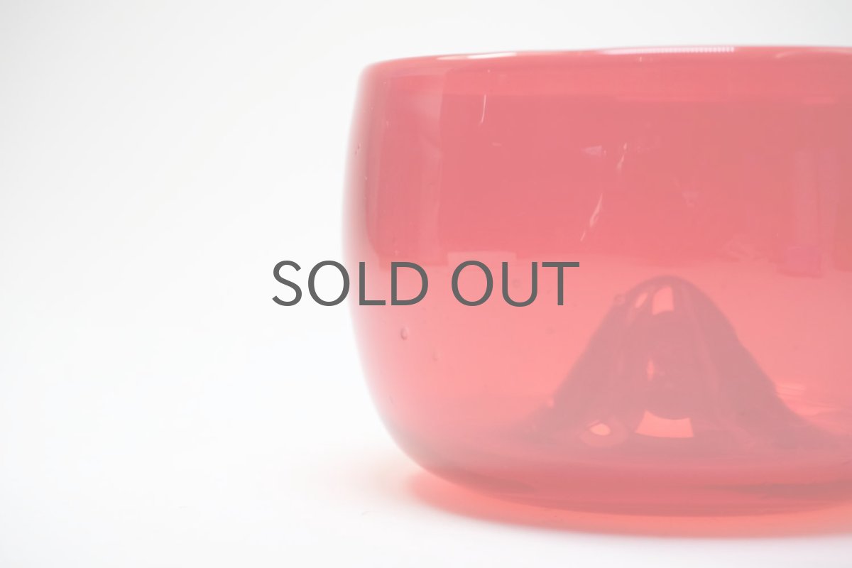 画像2: ビンテージ北欧雑貨/Kaj Franck/カイ・フランク/Nuutajarvi/ヌータヤルヴィ/Art Rosso/アートロッソ/ボウル (2)