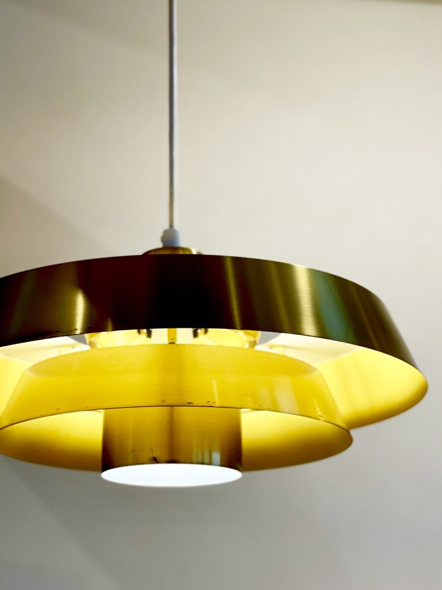 画像15: 北欧ヴィンテージ照明/デンマーク製/Fog & Morup社/Jo Hammerborg/ブラスペンダントライト (15)