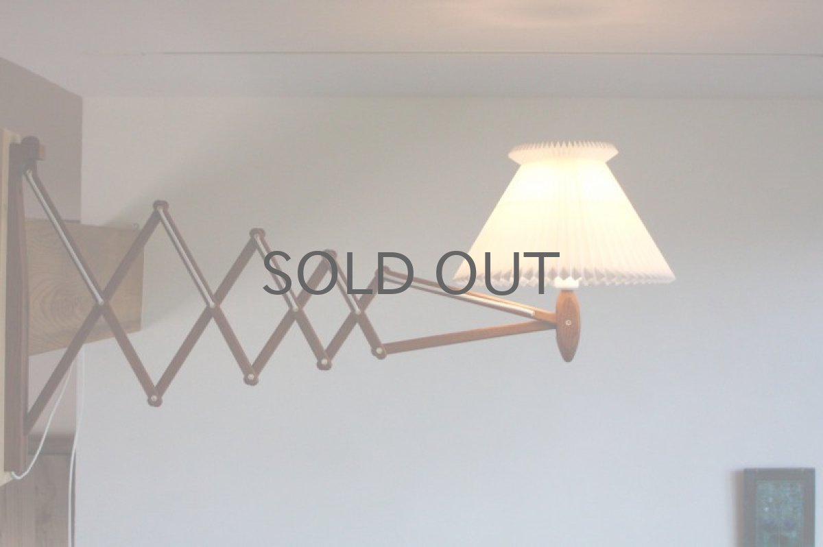 画像5: ビンテージ北欧照明/デンマーク製/Le Klint/レクリント/ブラケットウォールランプ/オーク (5)