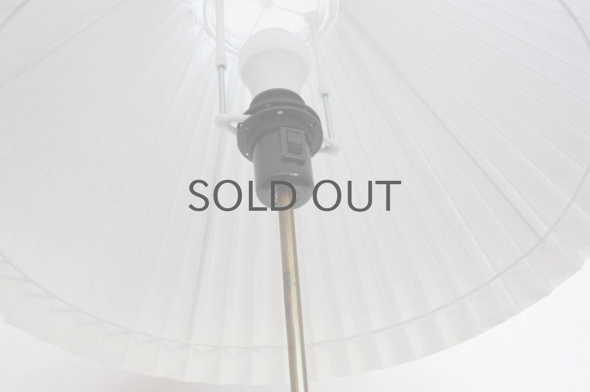 画像6: ビンテージ北欧照明/デンマーク製/フロアスタンドライト/オーク/ジャバラシェード (6)